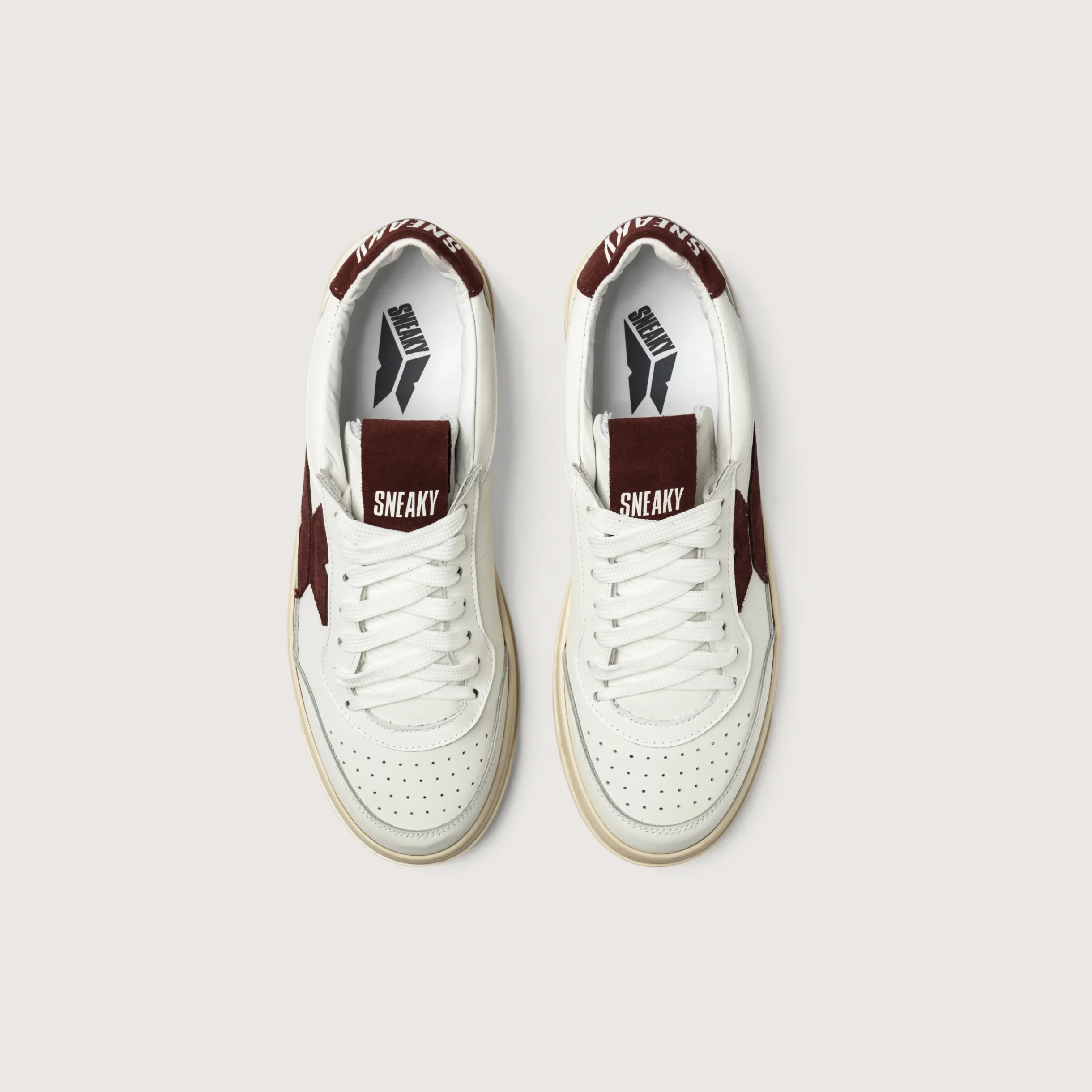 Sneaky one - White / Pompeian Red